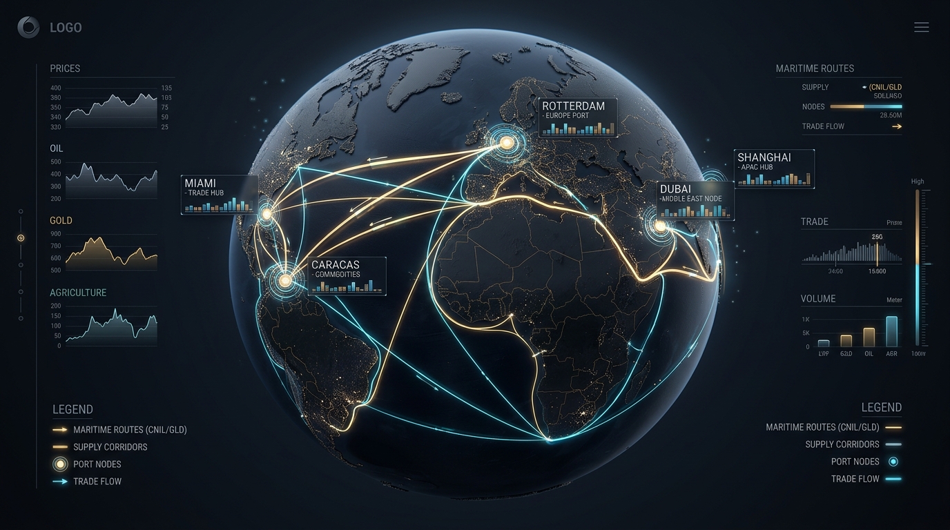 Red Global de Suministro y Rutas Marítimas - Salo Trading 24